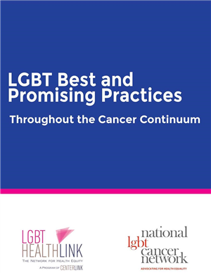 <p>To date, there has been little progress in the ability to measure cancer incidence, prevalence, and mortality among lesbian, gay, bisexual, and transgender (LGBT) communities. This detailed report&nbsp;represents a step to address the continuing existing gaps throughout the cancer continuum and public health&nbsp;to better address cancer disparities in the LGBT communities.</p>