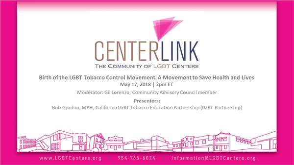 Image of Birth of the LGBT Tobacco Control Movement: A Movement to Save Health and Lives Image of Birth of the LGBT Tobacco Control Movement: A Movement to Save Health and Lives