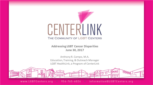 Image of Addressing LGBT Cancer Disparities for Gilda's Club South Florida Image of Addressing LGBT Cancer Disparities for Gilda's Club South Florida