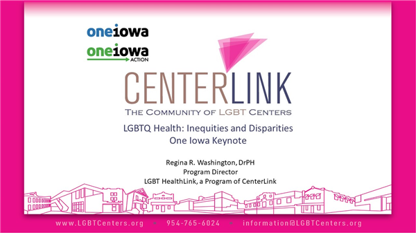 Image of LGBTQ Health Inequities & Disparities Iowa Part 1