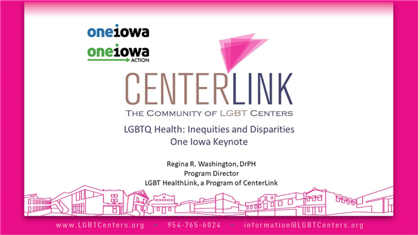 Image of LGBTQ Health Inequities & Disparities Iowa Part 1 Image of LGBTQ Health Inequities & Disparities Iowa Part 1
